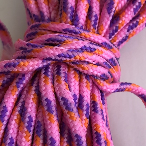 5/$10  9 YARDS 2MM Paracord Parachute Cord PINK PURPLE ORANGE - Picture 4 of 4